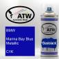 Preview: BMW, Marina Bay Blue Metallic, C1K: 400ml Sprühdose, von ATW Autoteile West.